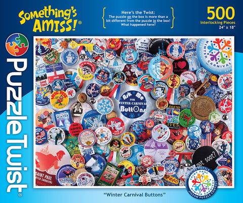 Winter Carnival Buttons